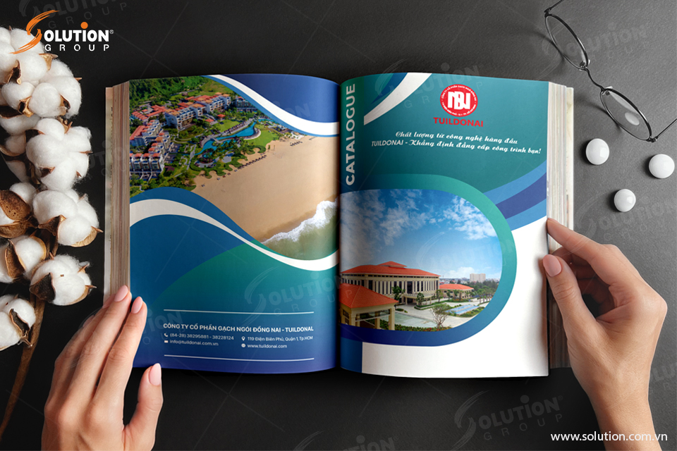Thiết kế catalogue, brochure - Solution Group - Công Ty Cổ Phần Tập Đoàn Giải Pháp Việt Nam
